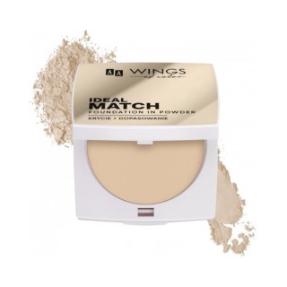 AA Wings of Color Ideal Match Foundation In Powder Multifunctional powder foundation Vanilla 5 g