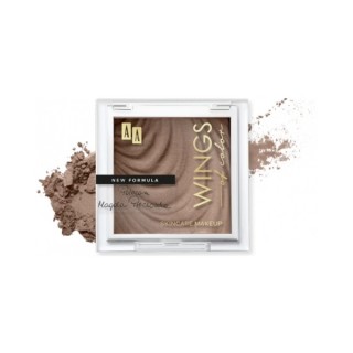 AA Wings of Color Matte Bronze Matowy bronzer do konturowania twarzy 02 Natural Bronze 7 g