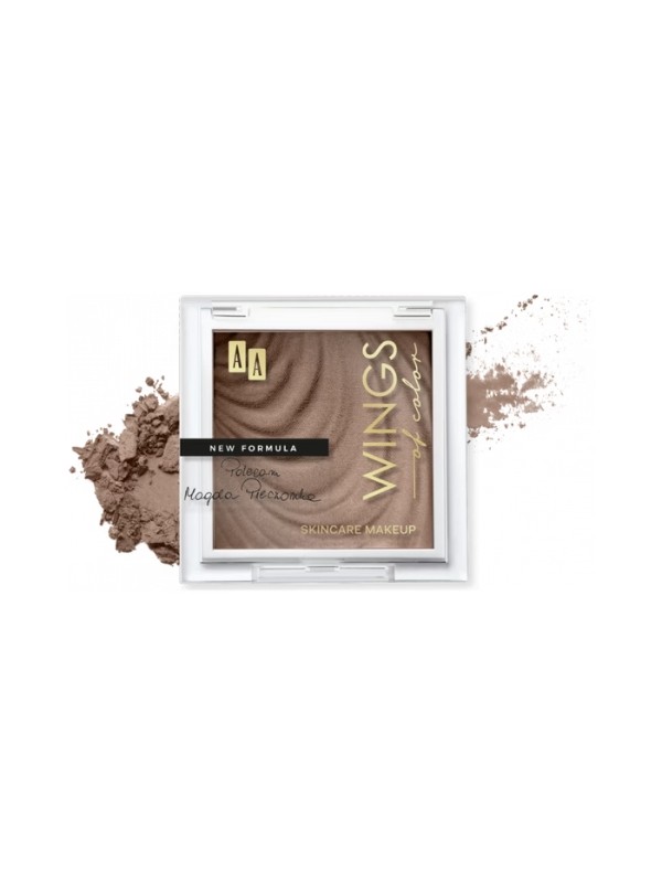 AA Wings of Color Matte Bronze Matte face contouring bronzer 02 Natural Bronze 7 g