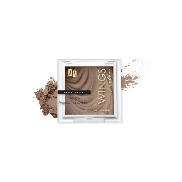 AA Wings of Color Matte Bronze Matte face contouring bronzer 02 Natural Bronze 7 g