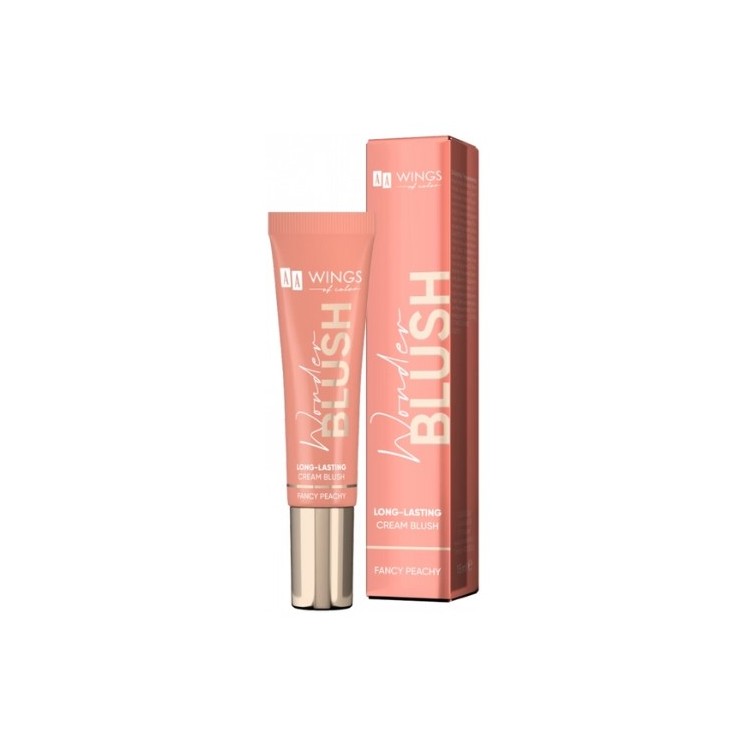 AA Wings of Color Wonder Blush Róż w kremie 03 Fancy Peachy 15 ml