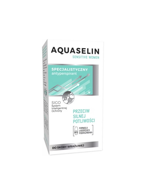 Aquaselin Sensitive Women Roll-on przeciw silnej potliwości 50 ml