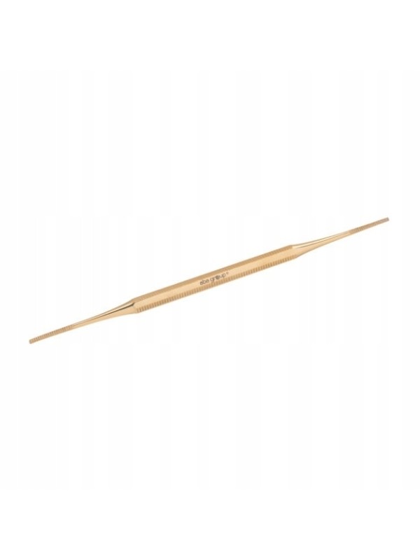 Aba Group Angled pedicure file, gold, 14.5 cm, 1 piece