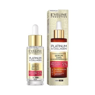 Eveline Platinum &Collagen Advanced Facial Serum Anti-aging treatment 30 ml