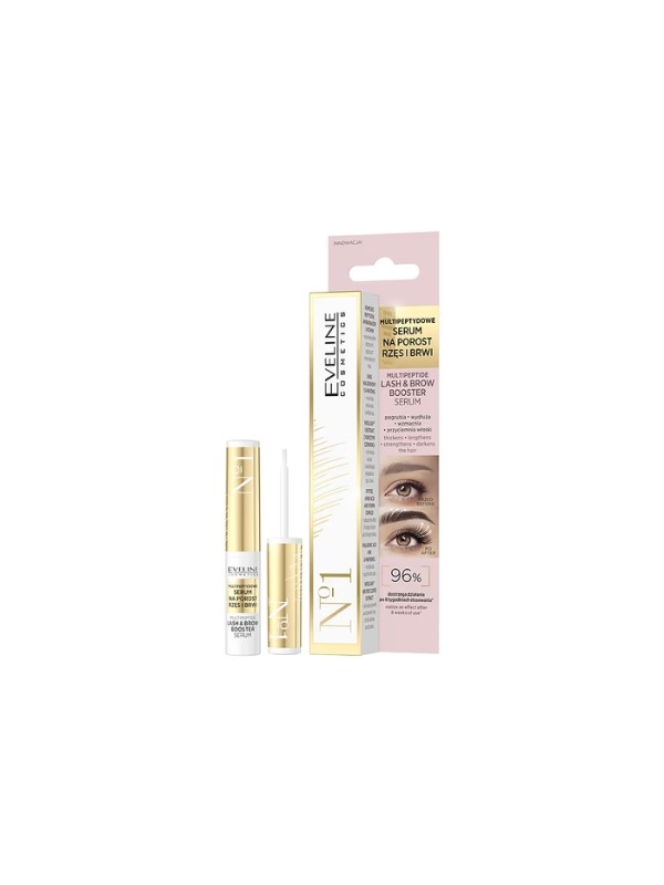 Eveline multi-peptide Serum for eyebrow and eyelash growth 4 ml