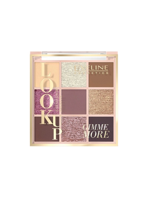 Eveline Look Up Palette of 9 Gimme More eye shadows 10.8 g