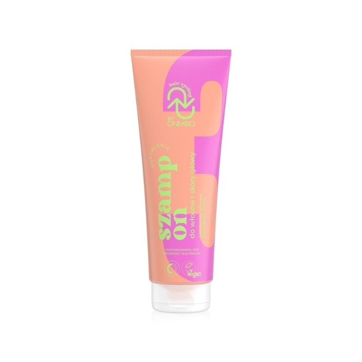 OnlyBio Hair Cycling Odżywienie Szampon do włosów i skóry głowy 250 ml