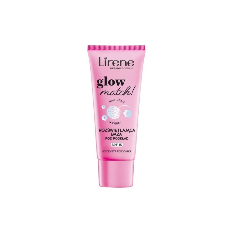 Lirene Glow Match! rozświetlająca Baza pod podkład SPF15 30 ml