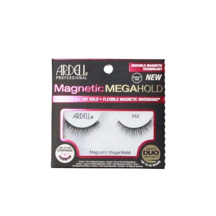 Ardell Magnetic Mega Hold Rzęsy na pasku /052/ Black 1 para