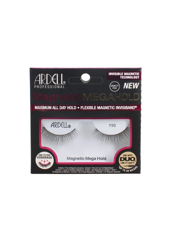 Ardell Magnetic Mega Hold Eyelashes on a strip /110/ Black 1 pair