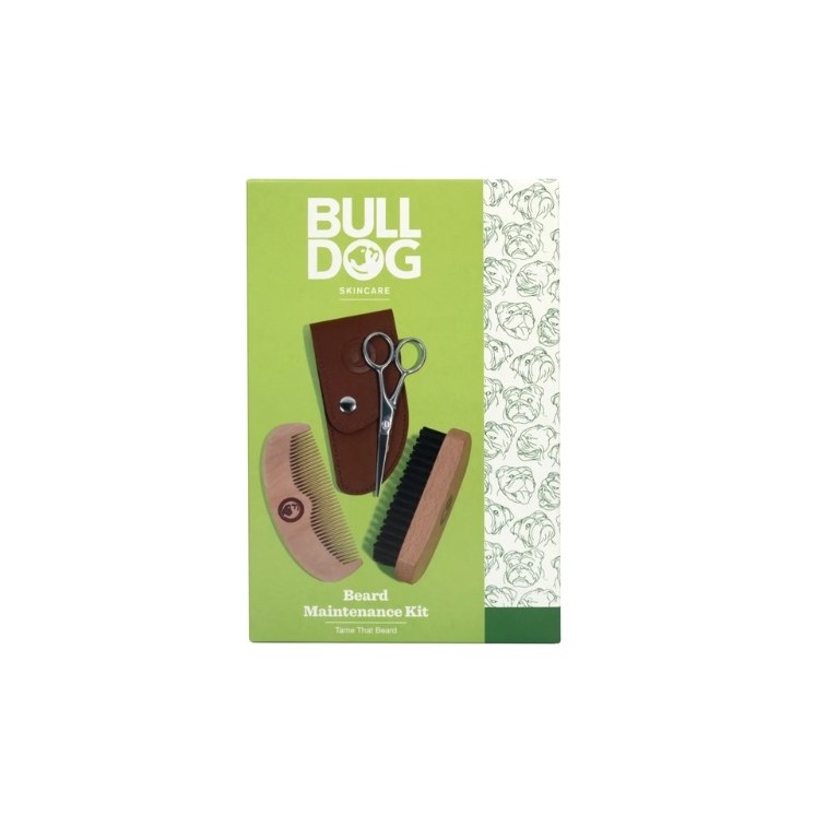 Bulldog Maintenance Beard care set: Scissors + Beard brush + Comb