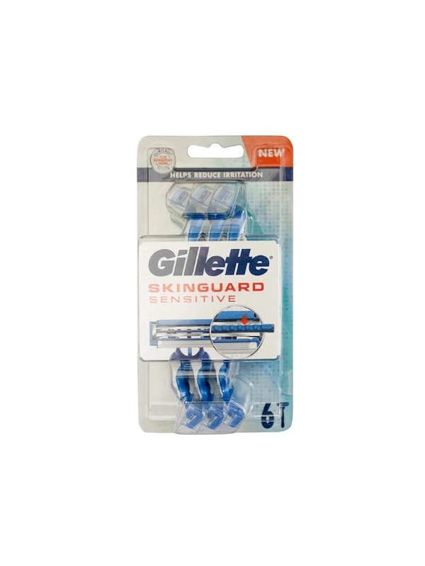 Gillette Skinguard Sensitive Maszynki do golenia 6 sztuk