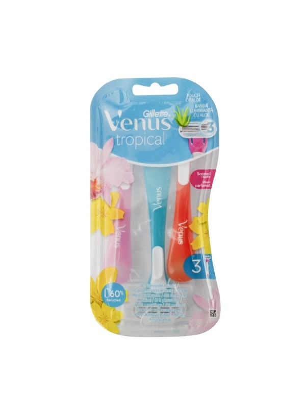 Gillette Venus Tropical Maszynki do golenia 3 sztuki