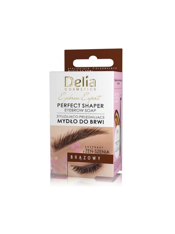 Delia Eyebrow Expert Mydło do stylizacji brwi Brąz 10 ml