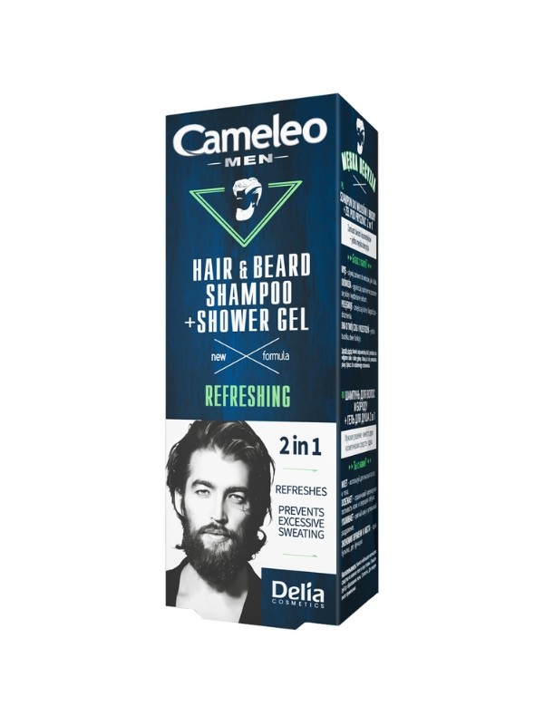 Delia Cameleo Men 2in1 refreshing Shampoo and Shower Gel for men 150 ml