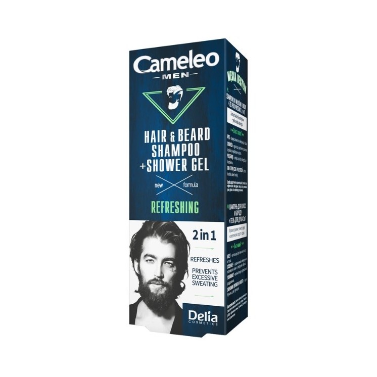 Delia Cameleo Men 2in1 refreshing Shampoo and Shower Gel for men 150 ml