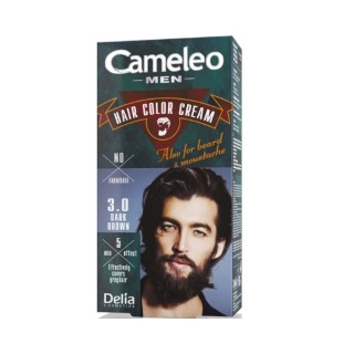 Delia Cameleo Men Hair and beard dye for men /3.0/ Dark Brown 30 ml