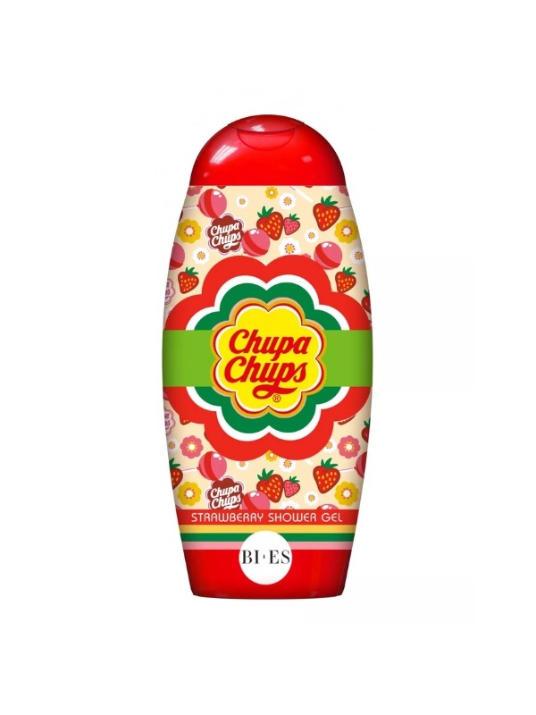 BI-ES Chupa-Chups 2w1 Szampon & Żel pod prysznic Strawberry 250 ml