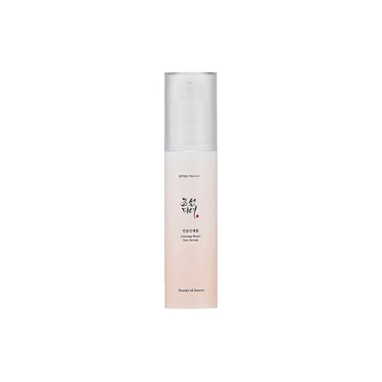 Beauty of Joseon Ginseng Moist Sun Serum SPF50 nawilżające Serum przeciwzmarszczkowe do twarzy z żeń-szeniem 50 ml