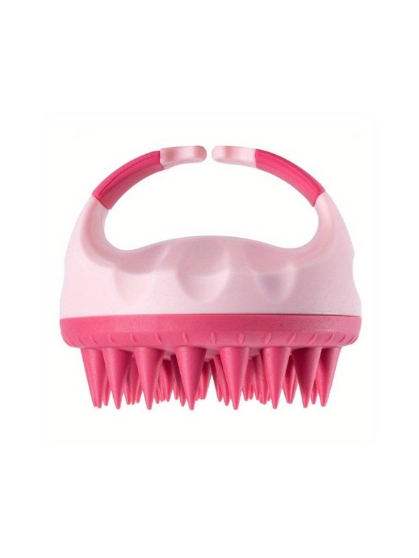 Pink Silicone Scalp Massager 1 piece