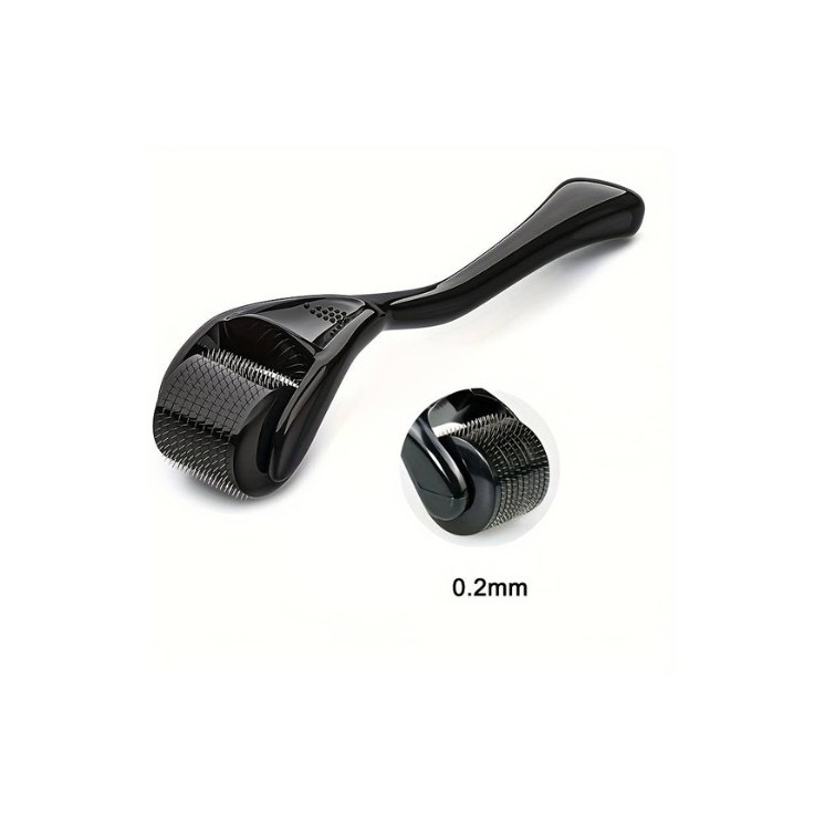 Dermoroller mikroigłowy do twarzy i ciała 540 Igieł 0,20mm Black 1 szt