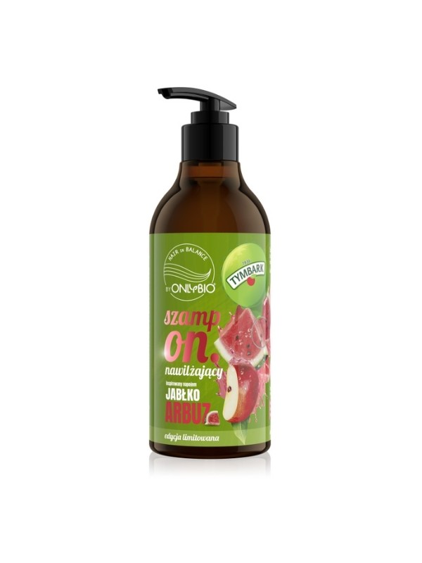 OnlyBio Hair in Balance x Tymbark Szampon nawilżający Jabłko-Arbuz 400 ml