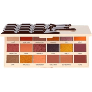 Makeup Revolution I Heart Palette of 18 Chocolate Caramel Nudes eye shadows