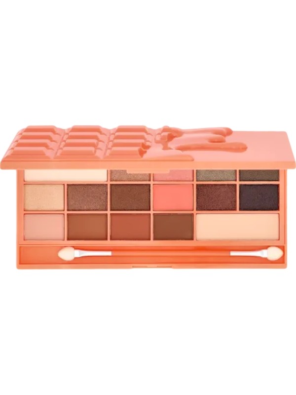 Makeup Revolution I Heart Makeup Paletka 16 cieni do powiek Chocolate Peach 3,66 g