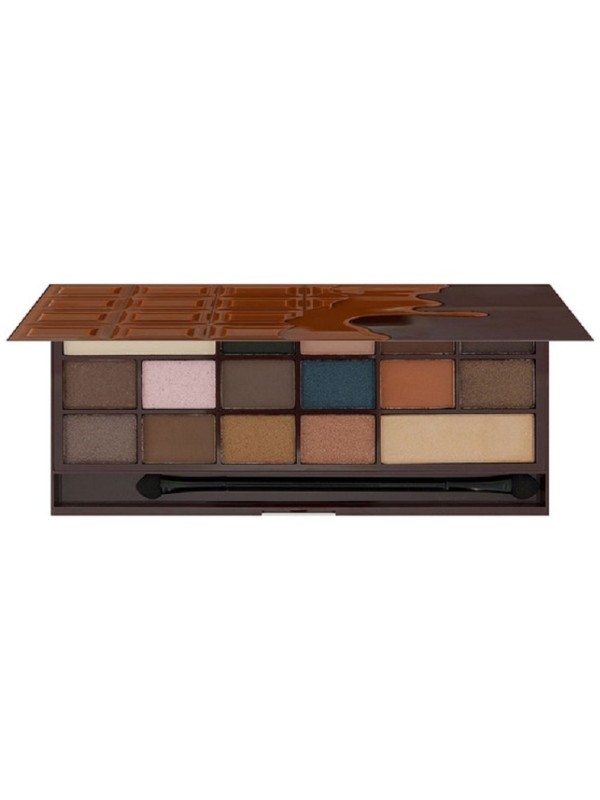 Makeup Revolution I Heart Makeup Paletka 16 cieni do powiek Chocolate Salted Caramel 1 g