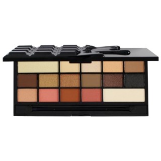 Makeup Revolution I Heart Makeup Palette of 16 eye shadows Chocolate Vice 3.66 g