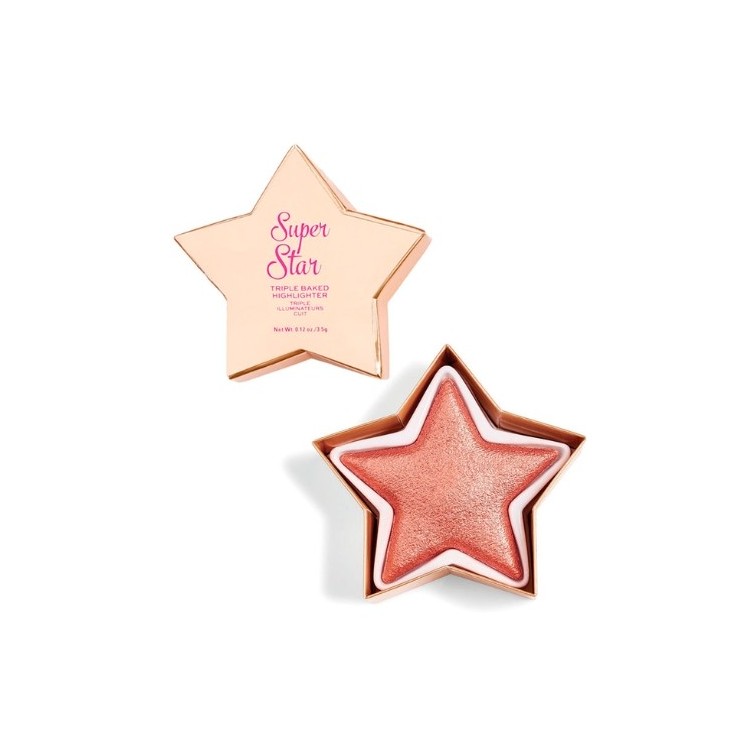Makeup Revolution I Heart Revolution Star of Show Rozświetlacz do twarzy Superstar 3,5 g