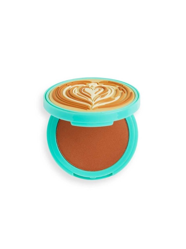 Makeup Revolution I Heart Revolution Tasty Coffee Bronzer for face Cappuccino 5 g