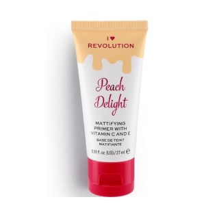 Makeup Revolution I Heart Makeup matująca Baza pod makijaż Peach Delight 27 ml