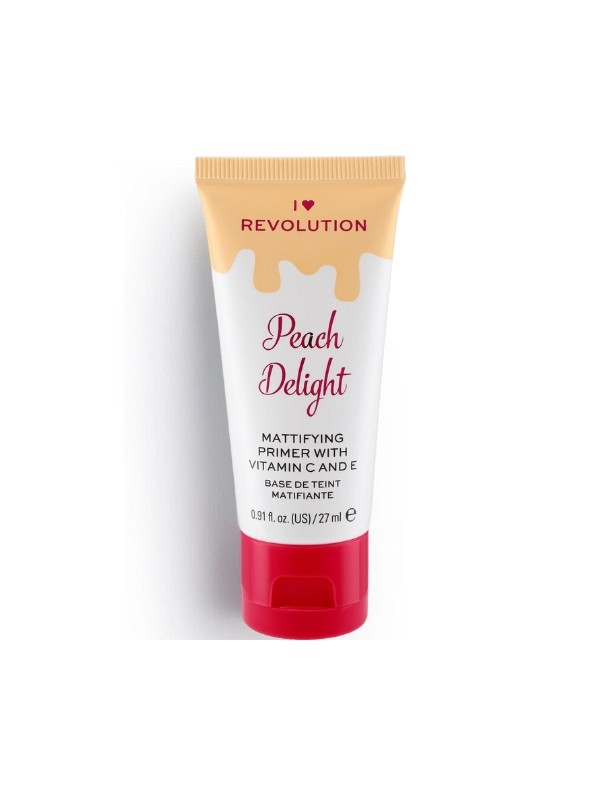 Makeup Revolution I Heart Makeup mattifying Peach Delight makeup base 27 ml