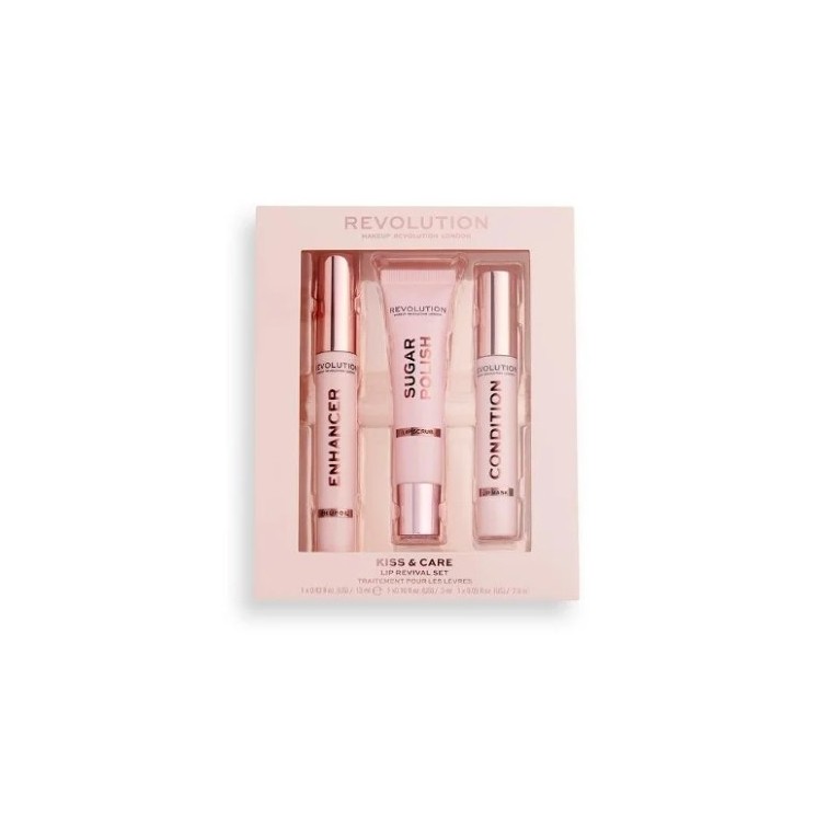 Makeup Revolution Kiss & Care Zestaw do pielęgnacji ust 