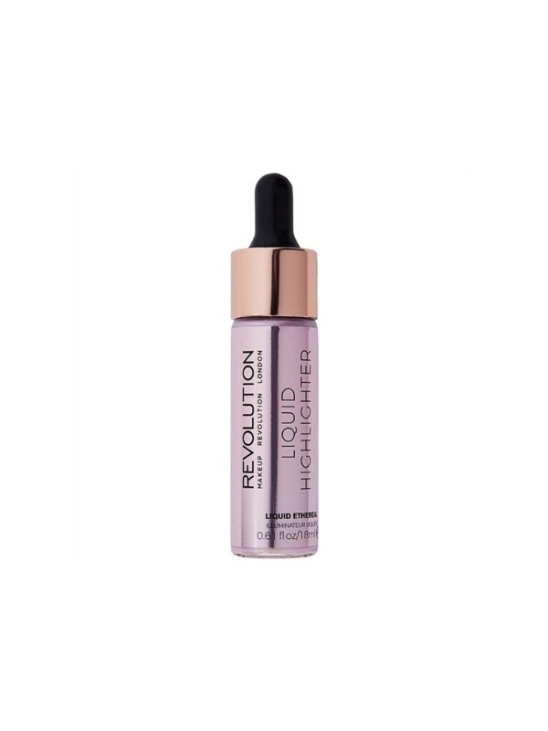 Makeup Revolution Liquid Highlighter Rozświetlacz do twarzy w płynie Liquid Ethereal 18 ml