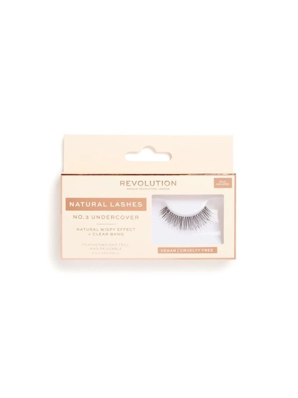 Makeup Revolution Natural Lashes Rzęsy na pasku /NO.3/