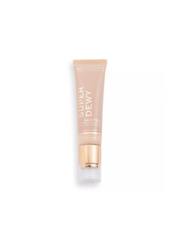 Makeup Revolution SuperDewy koloryzujący Krem nawilżający do twarzy Medium Light 50 ml