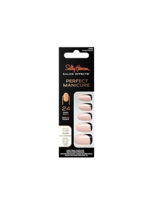 Sally Hansen Salon Effects Perfect Manicure Tipsy do paznokci Curve Base 24 sztuki