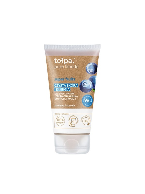 Tołpa Pure Trends Super Fruits Facial cleansing gel with peeling 150 ml