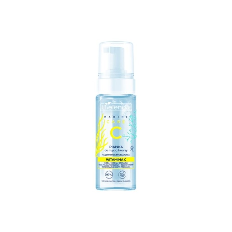 Bielenda C MARINE CARE Pianka do twarzy oczyszczająca z witaminą C 150ml