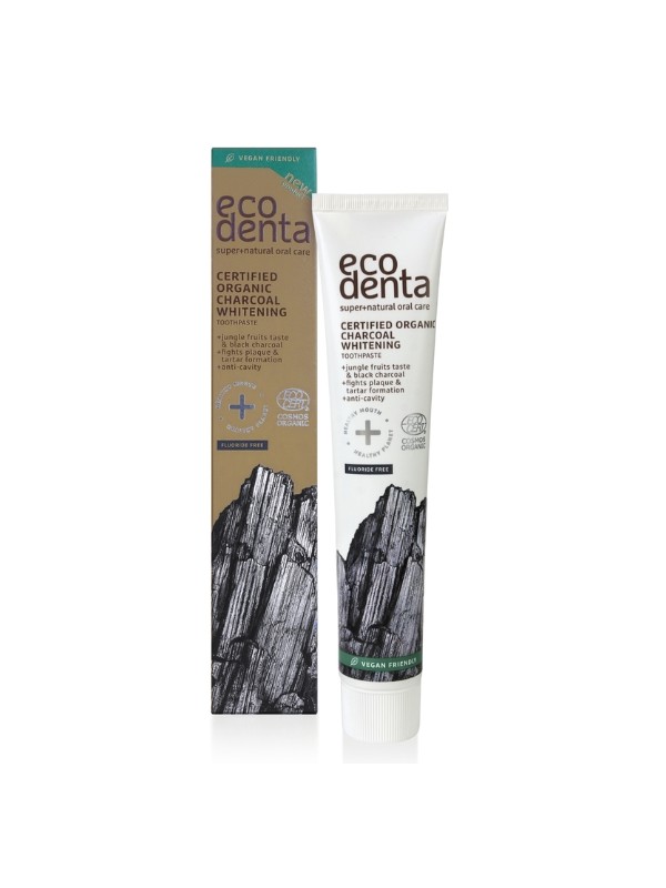 Ecodenta Certified Organic Toothpaste with charcoal 75 ml