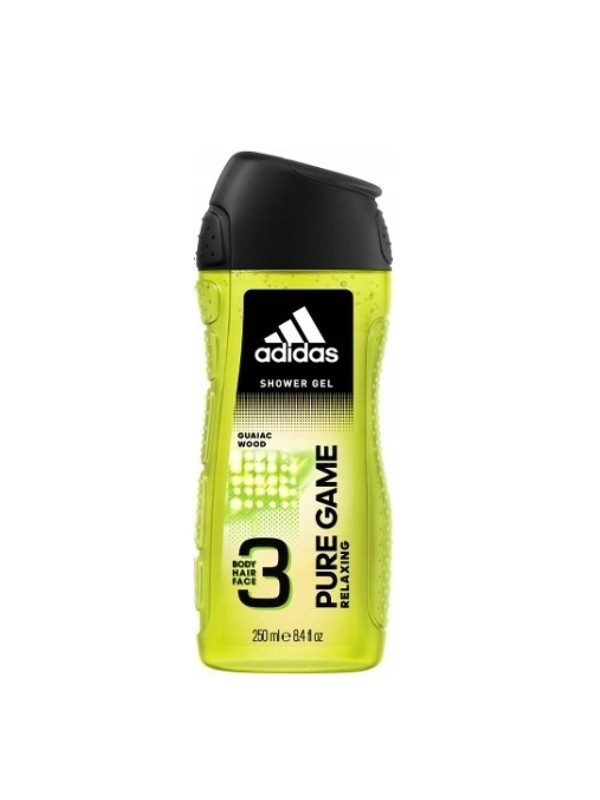 Adidas Shower gel for men 3in1 Pure Game 250 ml