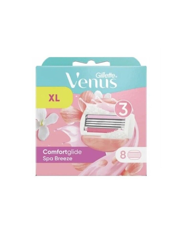 Gillette Venus Comfortglide Spa Breeze razor refills 8 pcs