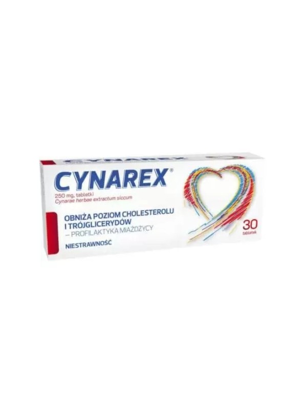 Cynarex 250mg 30 tabletek