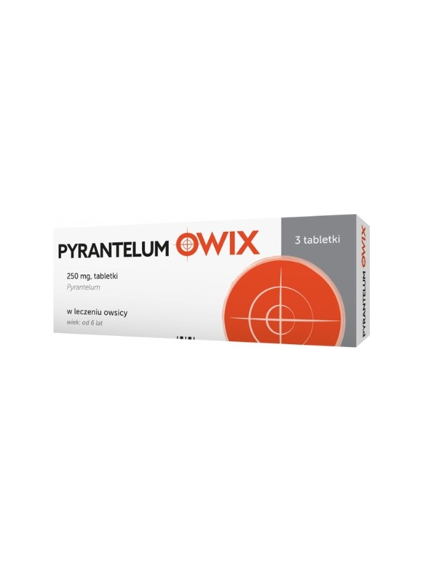 Pyrantelum Owix 250 mg 3 tabletki