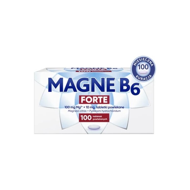 Magne B6 Forte tabletki powlekane 100 sztuk