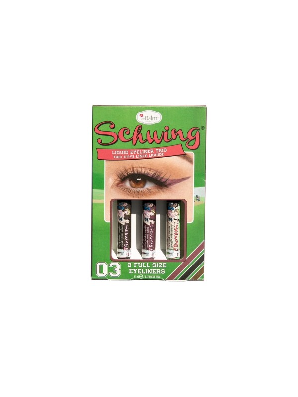 theBalm Schwing! Set of three Eyeliners: Black , Brown , Purple 3x1.7 ml