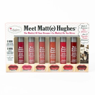 theBalm Meet Matte Hughes Mini Kit Liquid Lipstick Set /12/