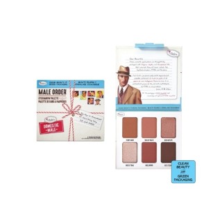 theBalm Male Order Palette of 6 Domestic Male eye shadows 13.2 g